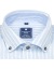 Thumbnail 3- Redmond Kurzarmhemd - Regular Fit - Button Down - Leinen - Streifen - hellblau / weiß