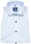 Thumbnail 1- Redmond Kurzarmhemd - Regular Fit - Button Down - Leinen - Streifen - hellblau / weiß