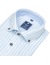 Thumbnail 2- Redmond Kurzarmhemd - Regular Fit - Button Down - Leinen - Streifen - hellblau / weiß