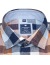 Thumbnail 3- Redmond Kurzarmhemd - Regular Fit - Leinen - kariert - blau / orange