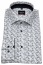 Thumbnail 1- Venti Hemd - Body Fit Stretch - Print - schwarz / weiß